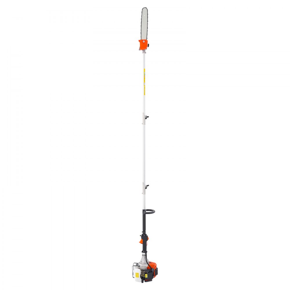 Benzin-Hochentaster, 2-Takt, 52 cc, Kettensäge, Teleskopsäge mit 2,2–2,94 m ausziehbarem Stiel, 14-Zoll-Sägeblatt, 850-ml-Kraftstofftank, für kraftvolles, sicheres Sägen in hohen Baumkronen Benzin-Hochentaster, 2-Takt, 52 cc, Kettensäge, Teleskopsäge mit 2,2–2,94 m ausziehbarem Stiel, 14-Zoll-Sägeblatt, 850-ml-Kraftstofftank, für kraftvolles, sicheres Sägen in hohen Baumkronen