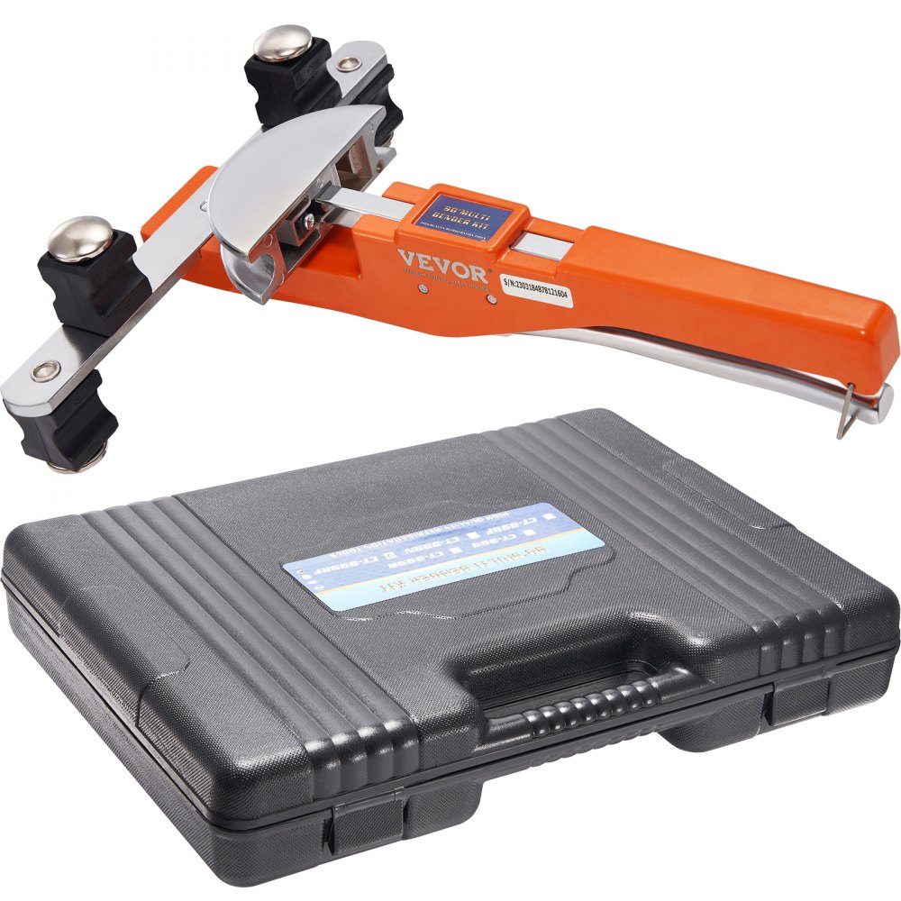 Rohrbieger Ø6-22mm Rohrbieger Handrohrbieger Set Rohrbieger vorwärts & rückwärts bis 90° + Rohrschneider für Klimaanlagen Kühlsysteme Automotive/Hydraulik/Pneumatiksysteme