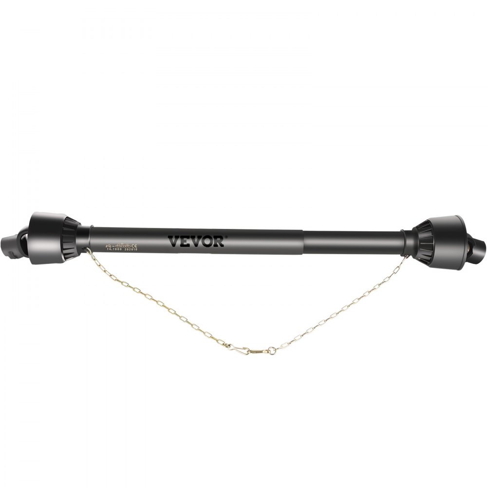 PTO T4 Cardanas Aandrijfas 34,9 mm 6 spiebanen voor tractor Uitschuifbaar van 1100 tot 1550 mm Ideaal voor grasmaaiers, bosmaaiers, frezen, kunstmeststrooiers PTO T4 Cardanas Aandrijfas 34,9 mm 6 spiebanen voor tractor Uitschuifbaar van 1100 tot 1550 mm Ideaal voor grasmaaiers, bosmaaiers, frezen, kunstmeststrooiers