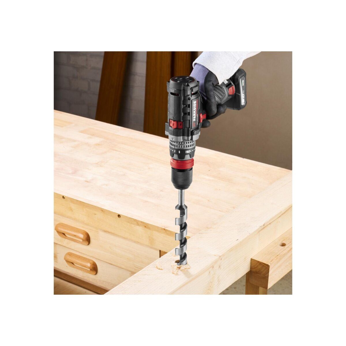 PARKSIDE PERFORMANCE® 12 V Akku-Bohrschrauber-Set PPBSSA 12 A1, mit Akku und Ladegerät