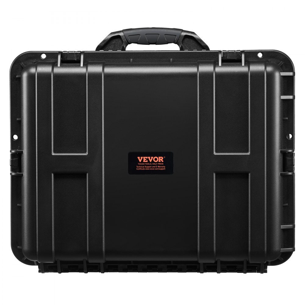 2.5 Cubic Feet Hard Shell Suitcase, Hard Shell Trolley Suitcase with Wheels and Extendable Pull Handle, Waterproof IP67-Schutzkoffer with 4 Clips, 4 Padlock Holes and Foam Insert
