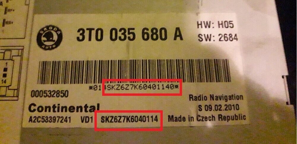 Codage radio Radio VW Audi Seat Skoda Activation RCD RNS MFD BNS Navi Plus Gamma Beta etc.