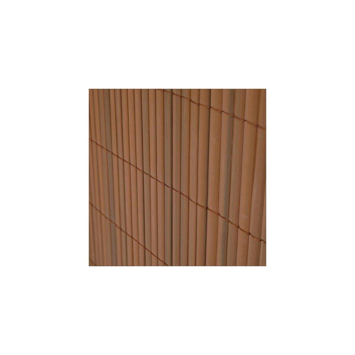 Mata prywatności Ribelli, wykonana z PCV, 90 x 500 cm, kolor brązowy