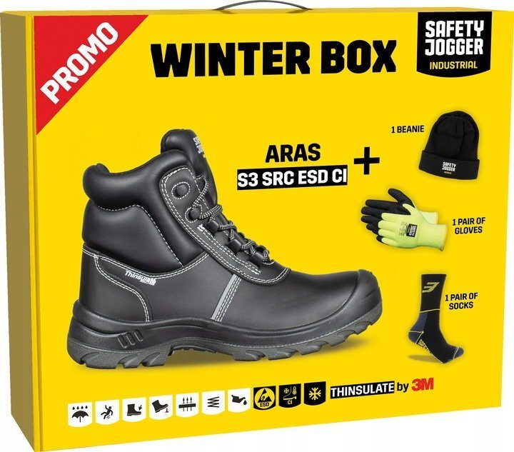 Premium 3D design Winterbox S3 work shoes safety shoes ARAS set