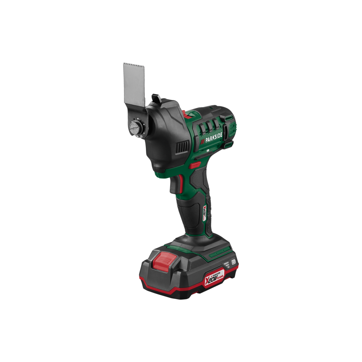 Appareil combiné alimenté par batterie PARKSIDE® 20 V PKGA 20-Li C2, kit de démarrage 3 en 1, avec batterie et chargeur