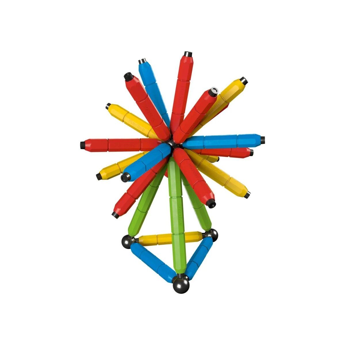 Kit magnétique ludique, nombreuses variantes de construction (coloré)