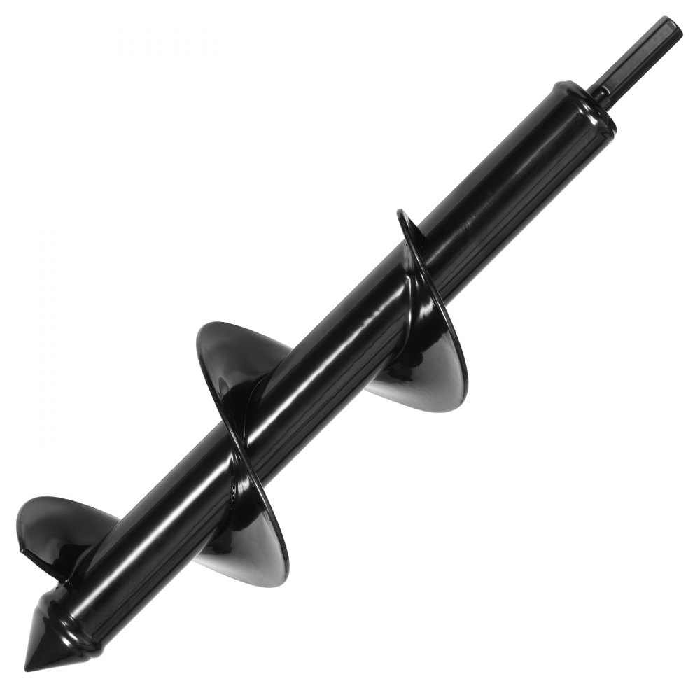 Foret de terre pour perceuse, foret à poteau Ø 80x290 mm, pour foret hexagonal 3/8", foret à poteau, foret à ponceau, accessoires de perçage pour creuser des trous de poteaux de jardin et des clôtures Foret de terre pour perceuse, foret à poteau Ø 80x290 mm, pour foret hexagonal 3/8", foret à poteau, foret à ponceau, accessoires de perçage pour creuser des trous de poteaux de jardin et des clôtures