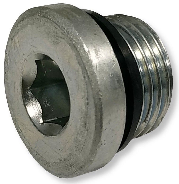 Hydraulic screw with sealing thread M22x1.5