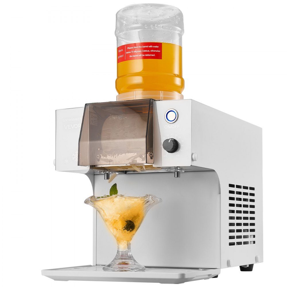 Snowflake Ice Machine, 80kg/day Ice Shaving Machine, Ice Shaver with Stainless Steel Blade, Electric Bingsu Machine with 1.8L Tank, 90 Quick Cooling, for Small Events at Home