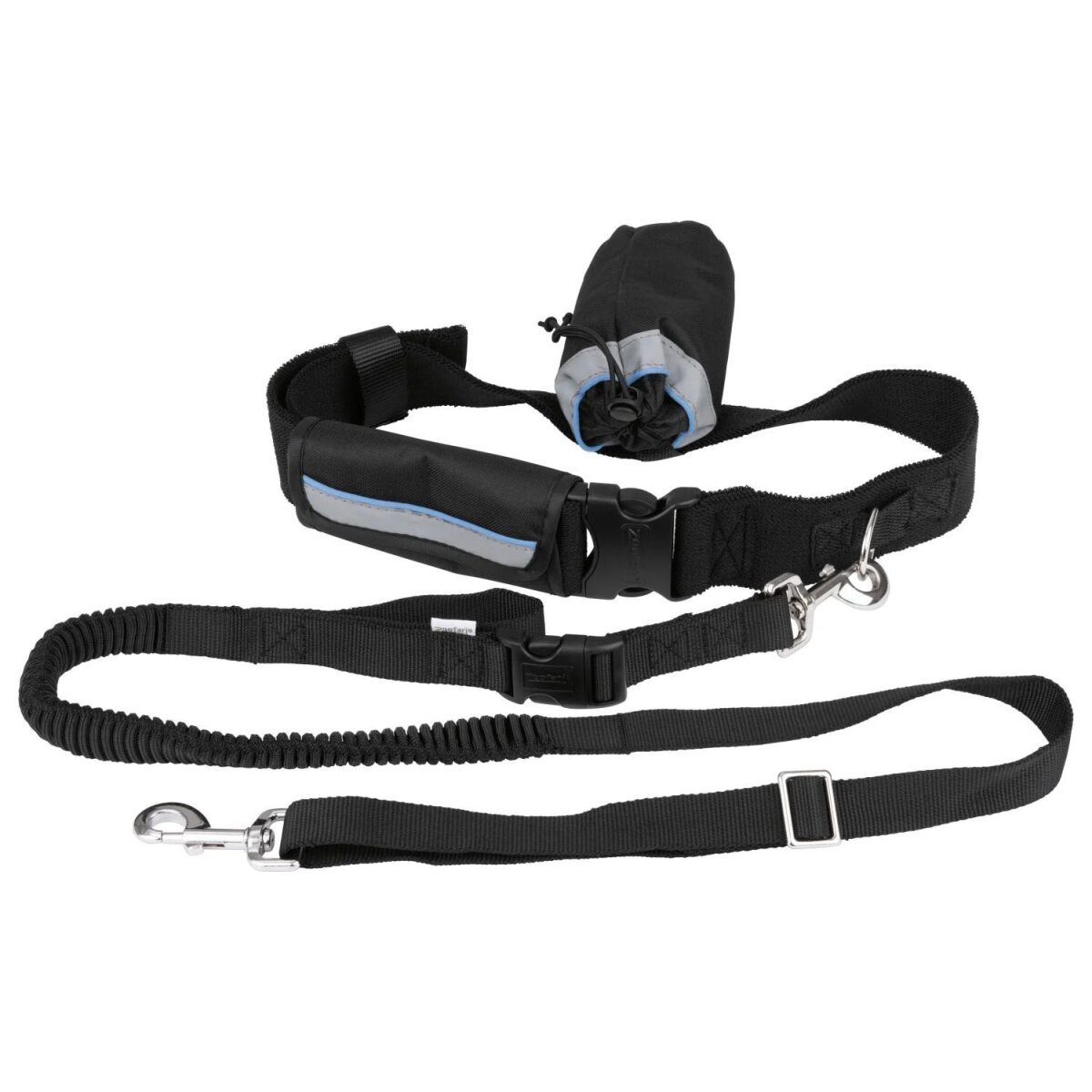 zoofari® laisse de jogging / laisse de traînée / collier pour chien avec laisse pour chien (laisse de jogging avec ceinture)