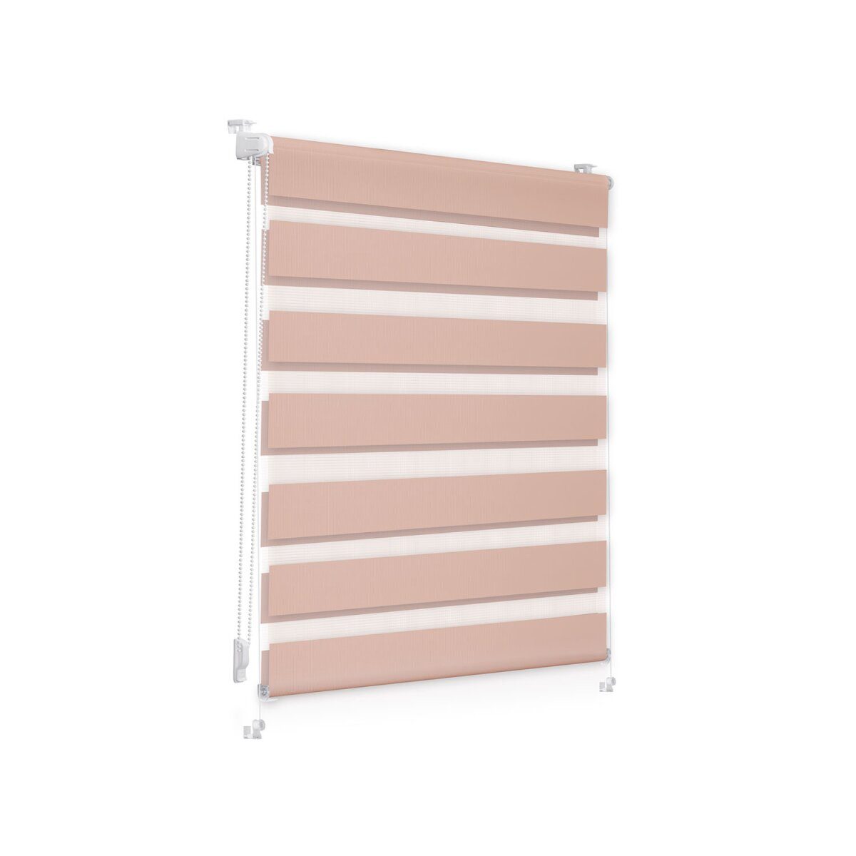 Duo-Rollo Klemmfix, ohne Bohren, gespannt, blickdicht, ab 45 x 150 cm