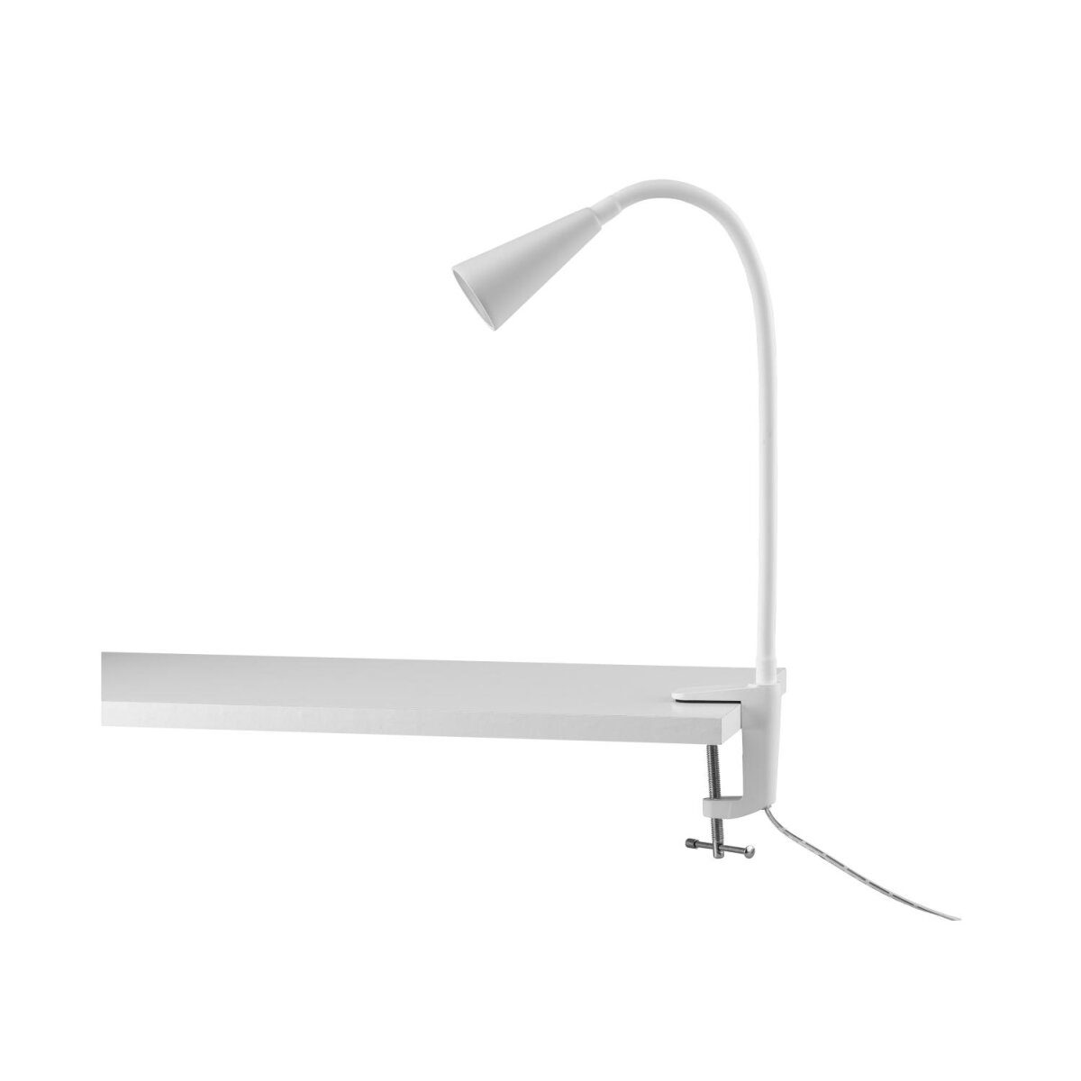 LIVARNO home LED-Klemmleuchte, mit flexiblem Metallhals