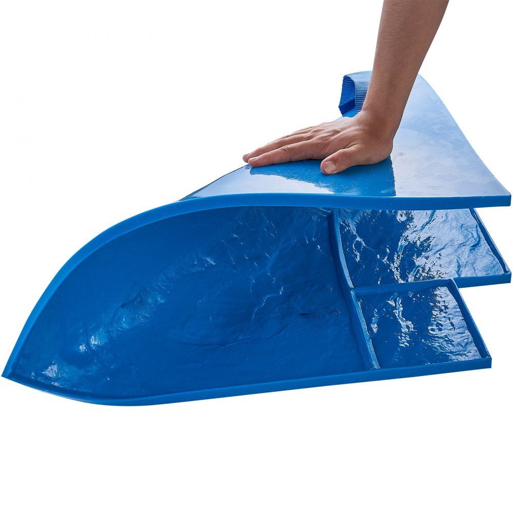 Mata do stempli betonowych 24" x 24" 7 szt. Tekstura betonu Skórka Stempel z poliuretanu Mata z teksturą płytek kamiennych Odcisk podłogi z łupków Bezszwowy stempel Formy betonowe na zewnątrz Dekoracyjny wielokolorowy