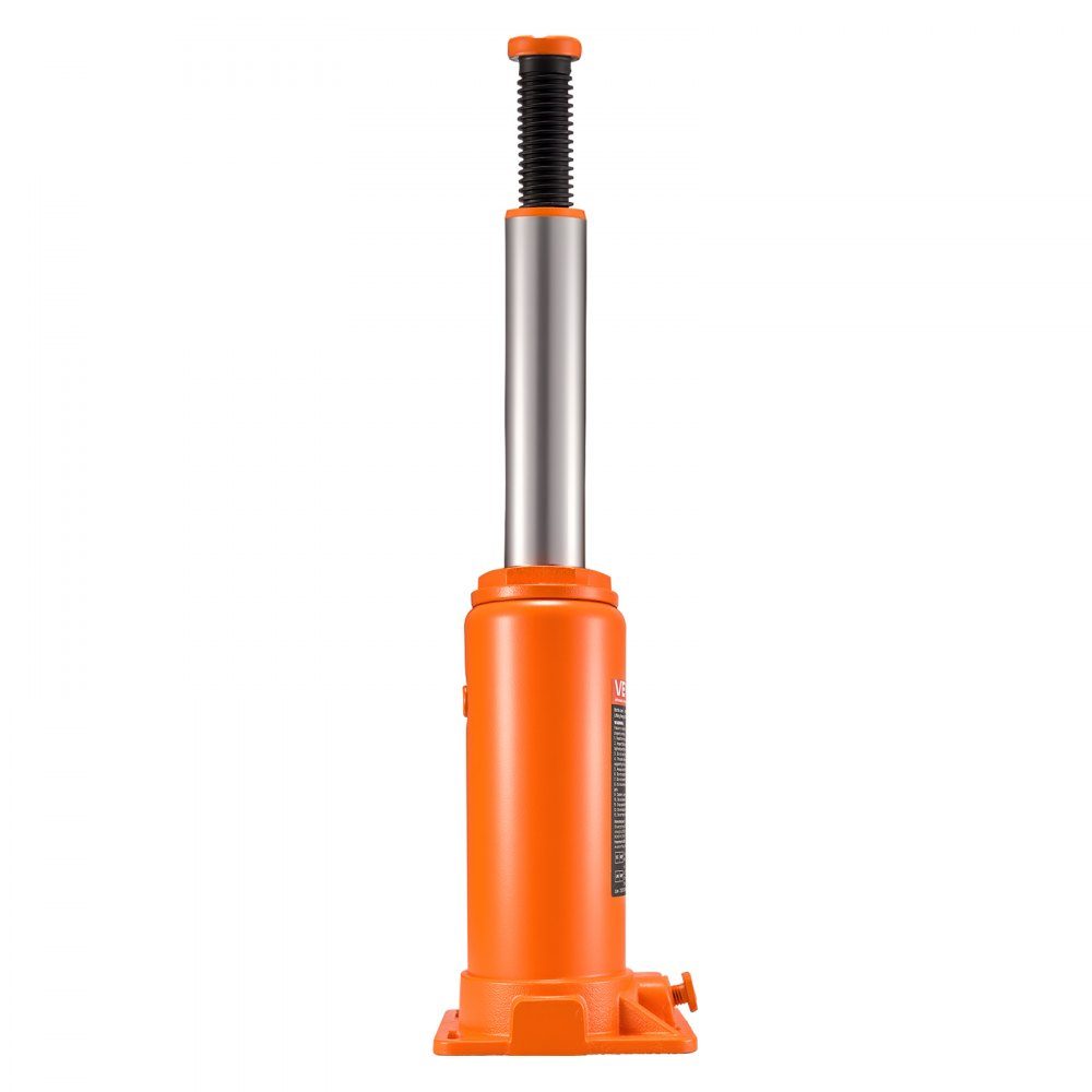 Cric bouteille hydraulique d'une capacité de 10 T, plage de levage de 235 à 470 mm, cric bouteille avec système de soudage pour la réparation de voitures SUV, pick-up, cric orange haute performance