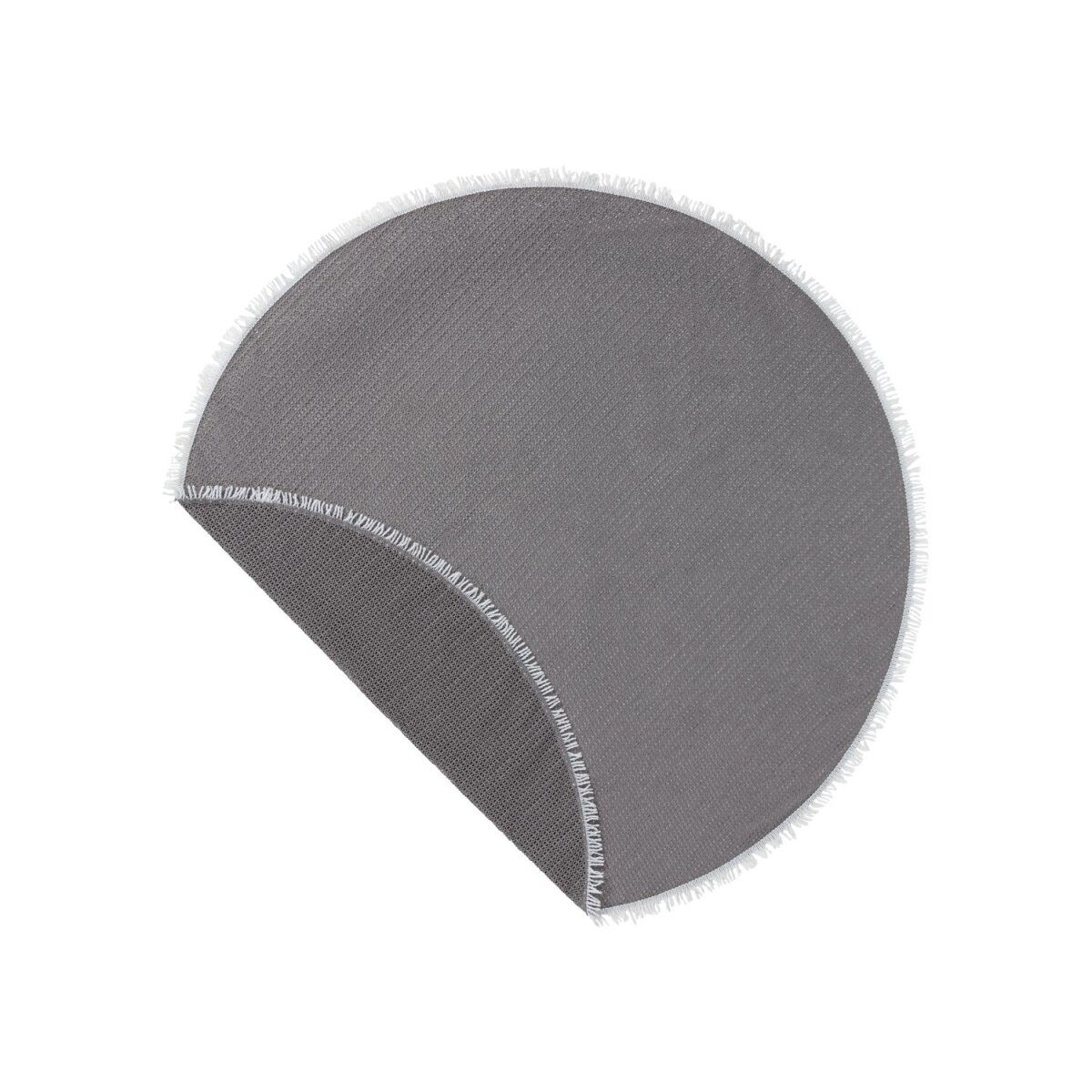 LIVARNO Home tuintafelkleed, 130 x 160 cm (rond, grijs)