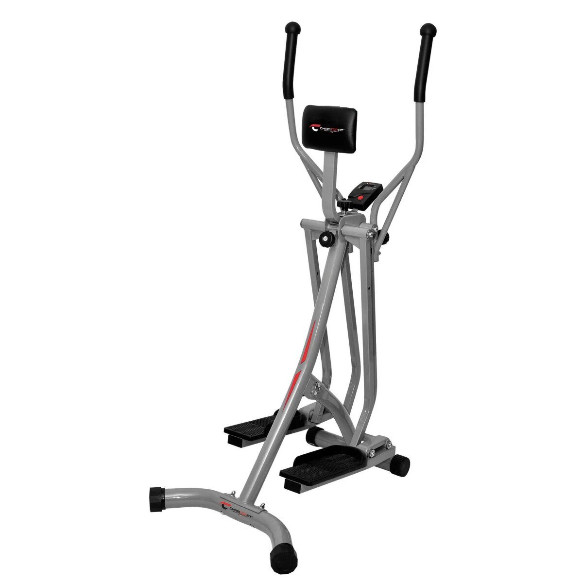 CHRISTOPEIT SPORT Nordic Walker cross trainer with abdominal cushion, silver