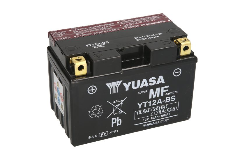 YUASA YT12A-BS 12V 10,5Ah 175A L+ – Nr kat. HT-47040