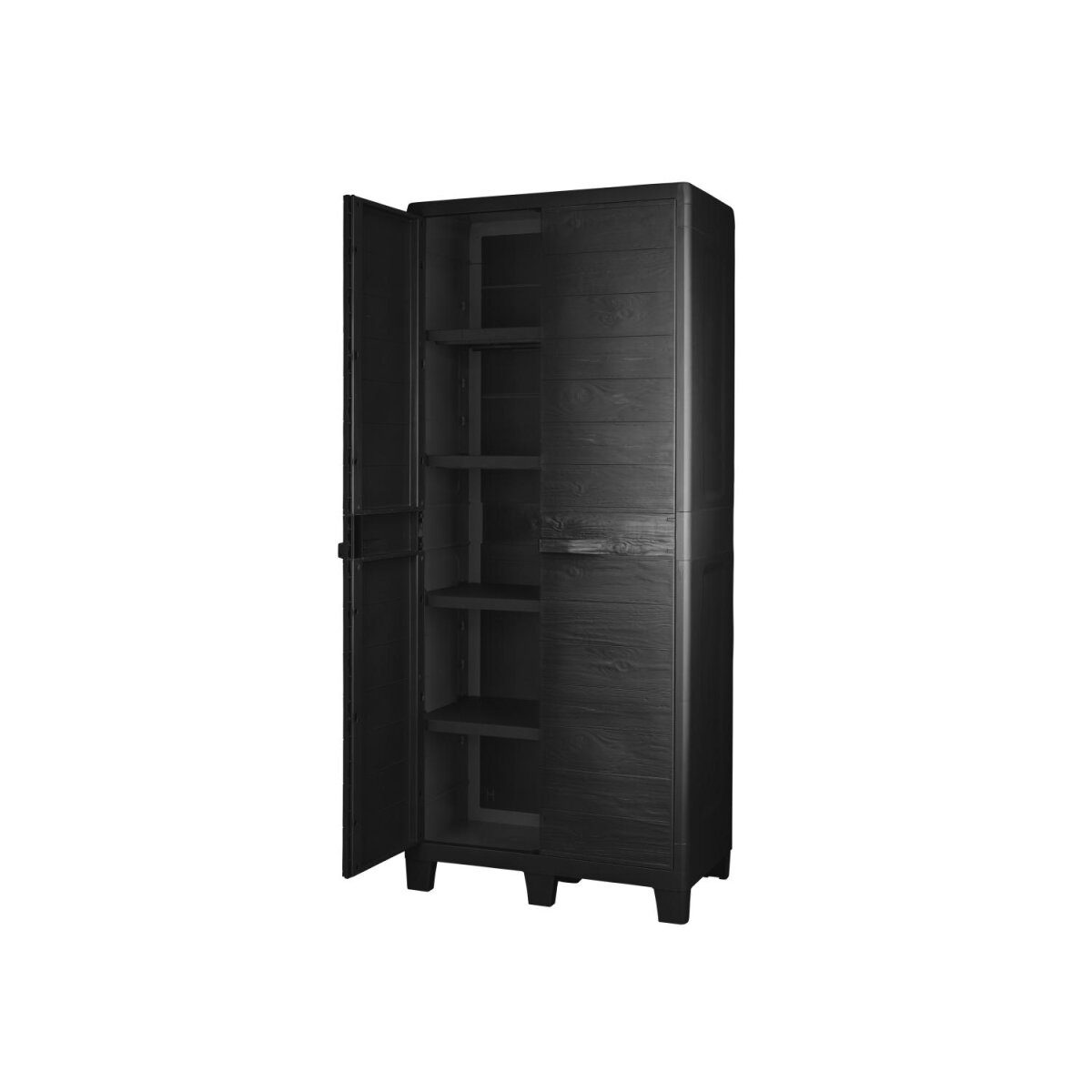 LIVARNO home tuinkast, 2 deuren, gemaakt van gerecycled plastic