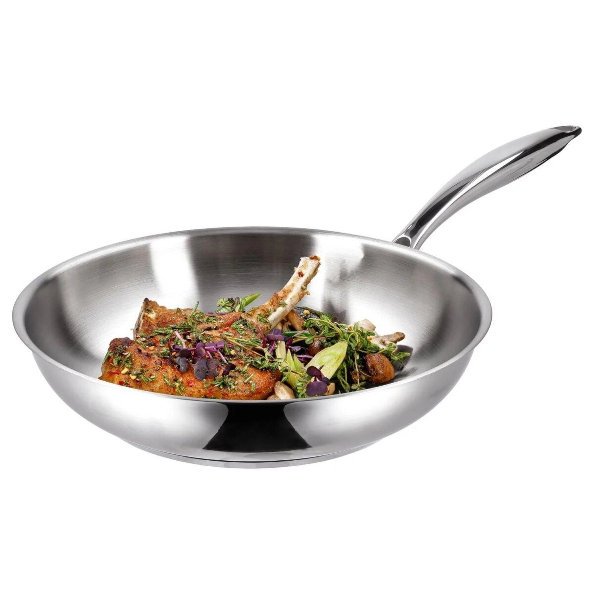 SILVERCREST® premium stainless steel pan, Ø 24 cm