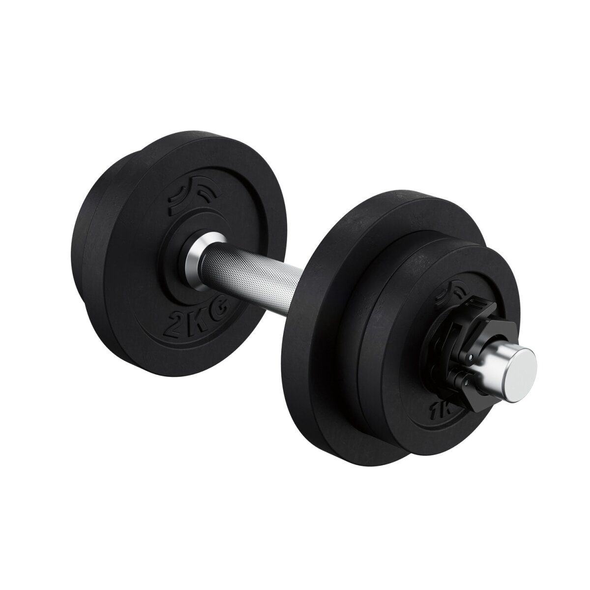 Ensemble d'haltères CRIVIT avec poignée en acier 10 kg