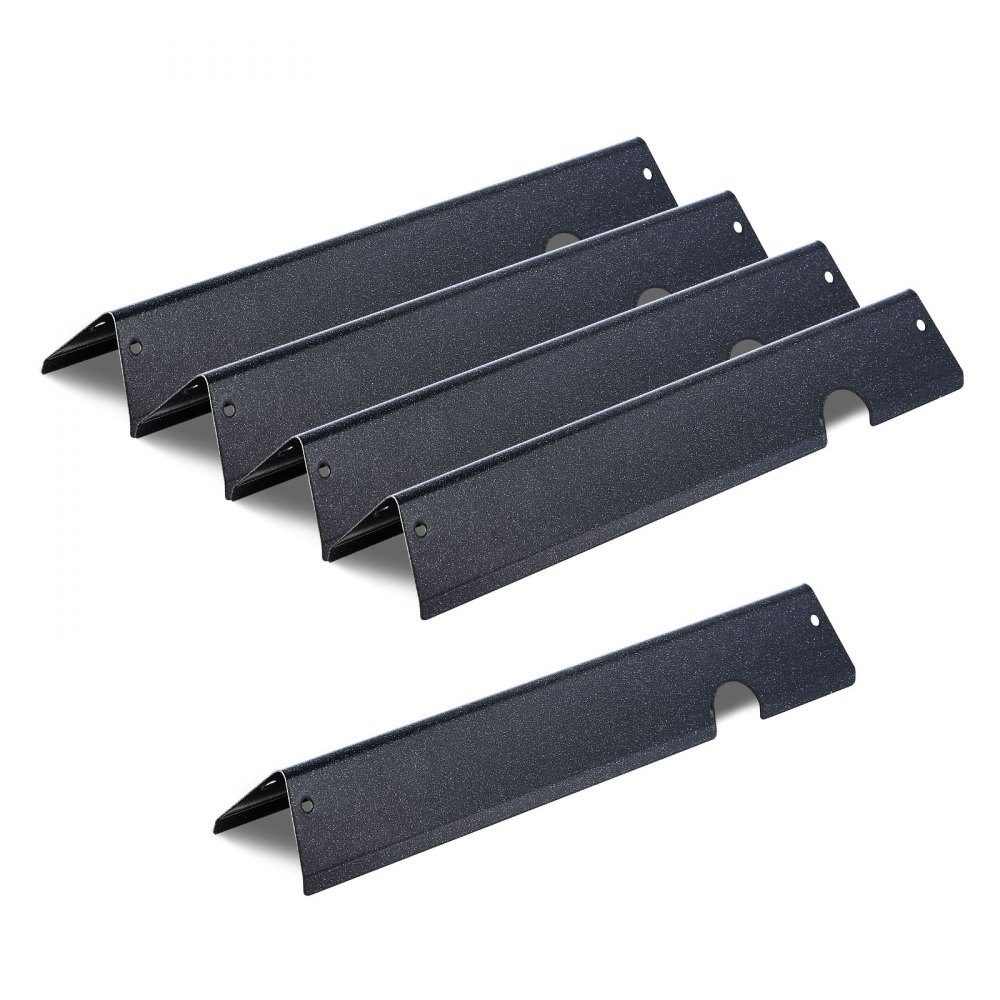 5 Flavorizer Bars diffuseur d'arômes rails d'arôme (porcelaine acier émaillé) pour barbecues Weber Genesis ll 310 315 335 340, E/S 325s, ES/SX 325s, E/S 335, EX/SX/EPX-335, noir