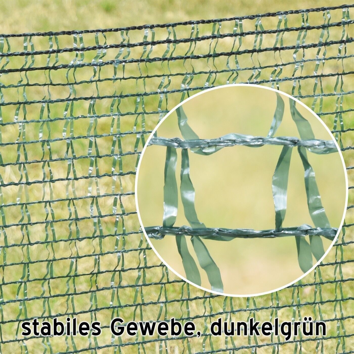 20m Begrenzungszaun Gartennetz Hundezaun Campingzaun mit Zubehör