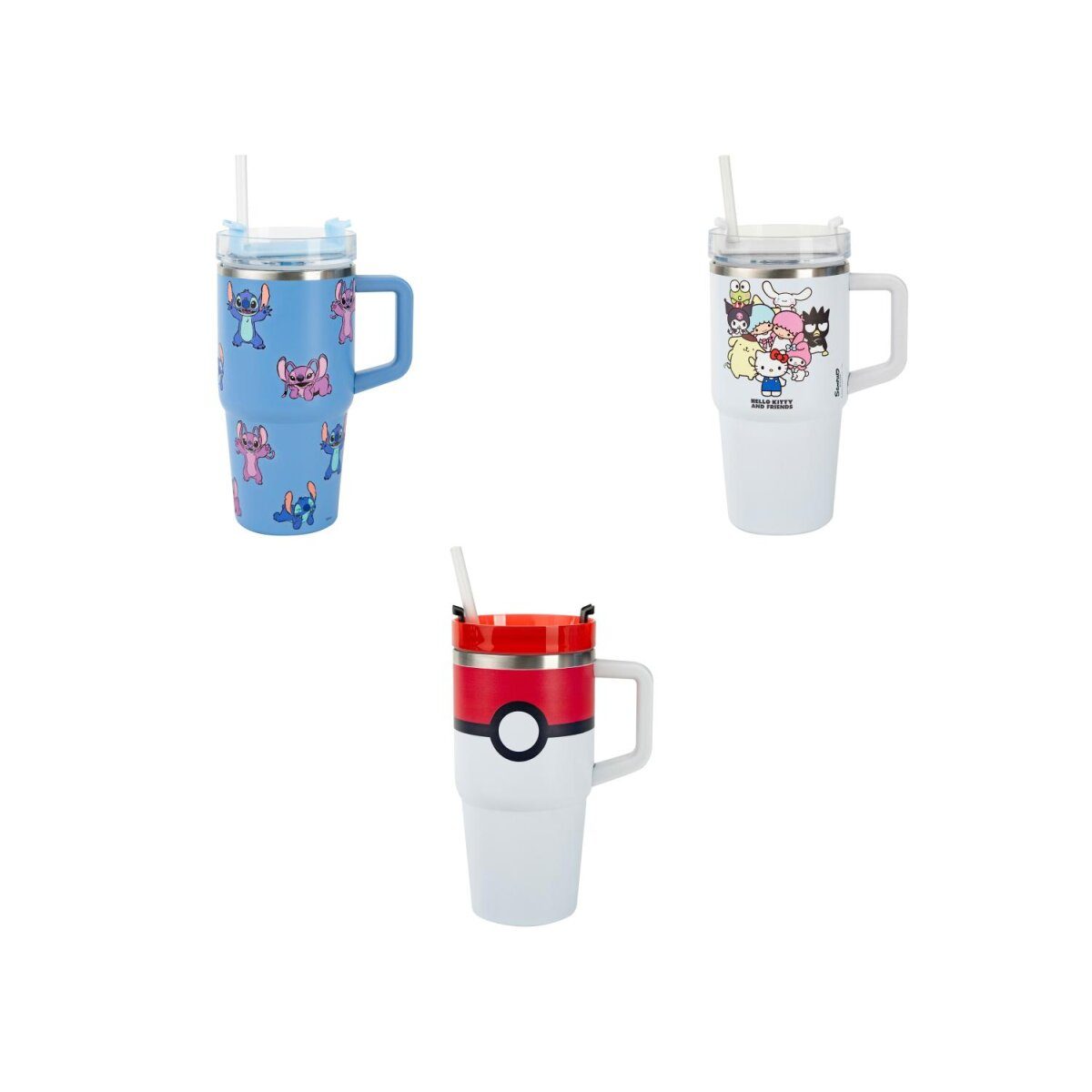 Thermobecher »Stitch / Hello Kitty / Pokémon«