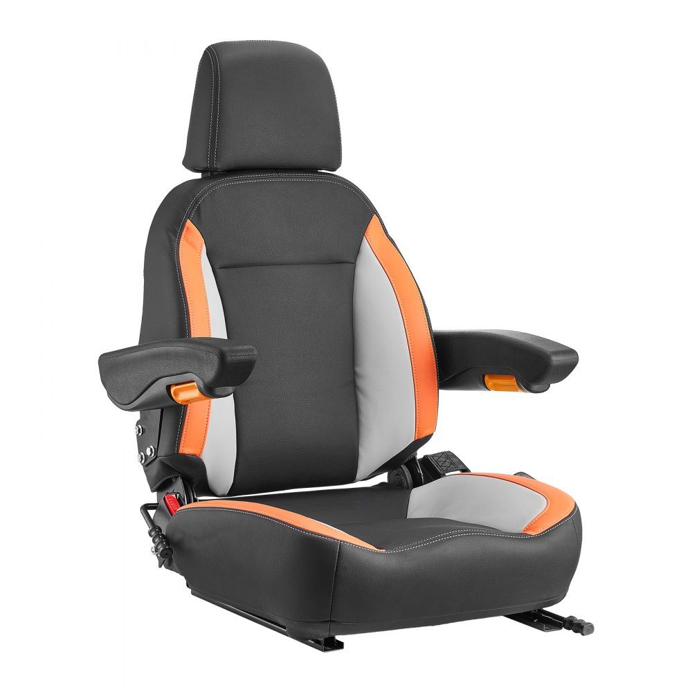 Universal forklift seat 520 x 590 x 820 mm, tractor seat, tractor seat, tractor seat, forklift seat, safe tractor seat with micro switch, ergonomic lawn mower seat for skid steer, bulldozer