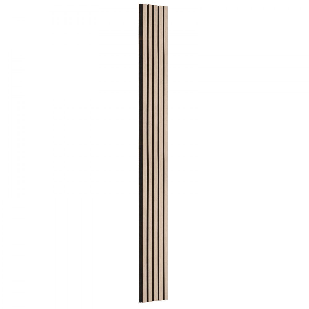 Akustikpaneele, 2400 x 200 x 21 mm, Akustikwandpaneele, MDF-Akzent-Holzwandpaneele für moderne Innenwanddekoration, Akustikpaneele, Kunstholz-Wandpaneele zur Geräuschreduzierung, 4er-Set