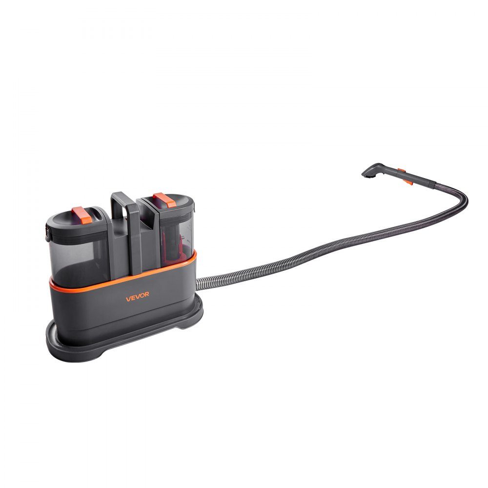Machine de nettoyage de tapis, réservoir d'eau douce de 1,5 L et réservoir d'eau sale de 0,8 L, nettoyeur de tissus d'ameublement portable, aspirateur de lavage 11,5 kPa, nettoyeur de taches en profondeur pour tapis, canapé, nettoyage ménager