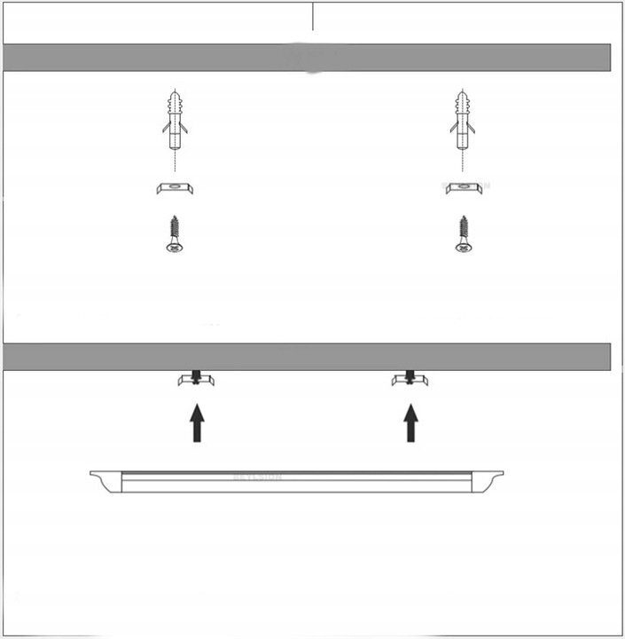 8x LED Panel Industrielampe Werkstattlampe Zimmerlampe 1500mm 50W