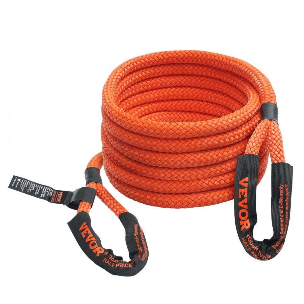 Sleepkabel 22 mm x 6 m 13871 kg Zware off-road sleepband Extreem zware sleepkabel met 30% elastische energie Sleephulp voor Jeep Auto Vrachtwagen ATV UTV SUV Tractor