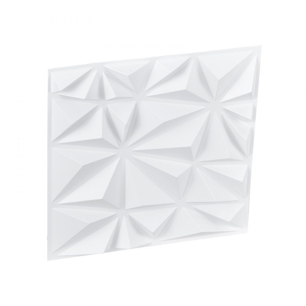 3D-wandpanelen set van 33 30x30cm PVC moderne minimalistische wandpanelen 2,97m² wanddecoratie interieurdecoratie voor plafond slaapkamer woonkamer speelkamer mat wit