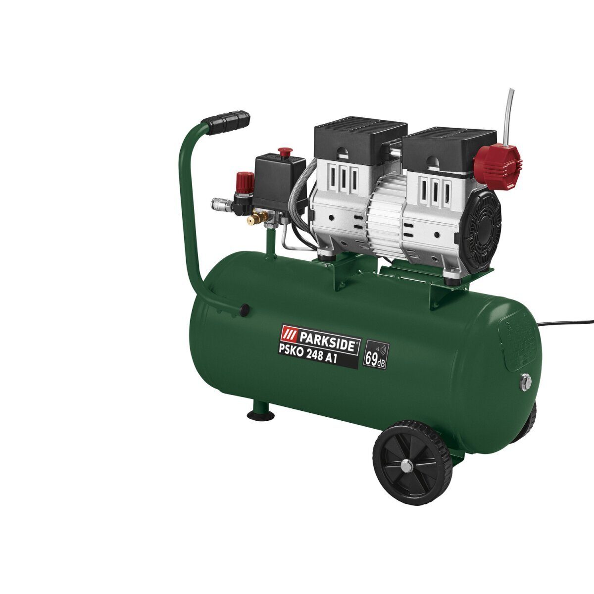 Cichy kompresor PARKSIDE® »PSKO 248 A1«, 1100 W, 24 l