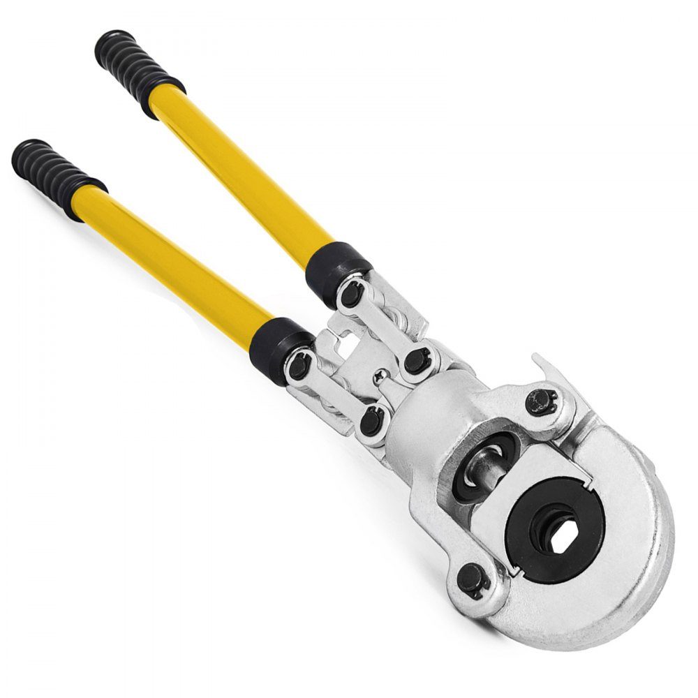 Presszange U16, U20, U25, U32, TH16, TH20, TH26, TH32 mm, Crimpzange, Presszange 6 T Druckkraft, Rohrpresszange mit 360° drehbarem Kopf und ergonomischem Griff, Rohrpresszange, tragbar Ø16-32 m
