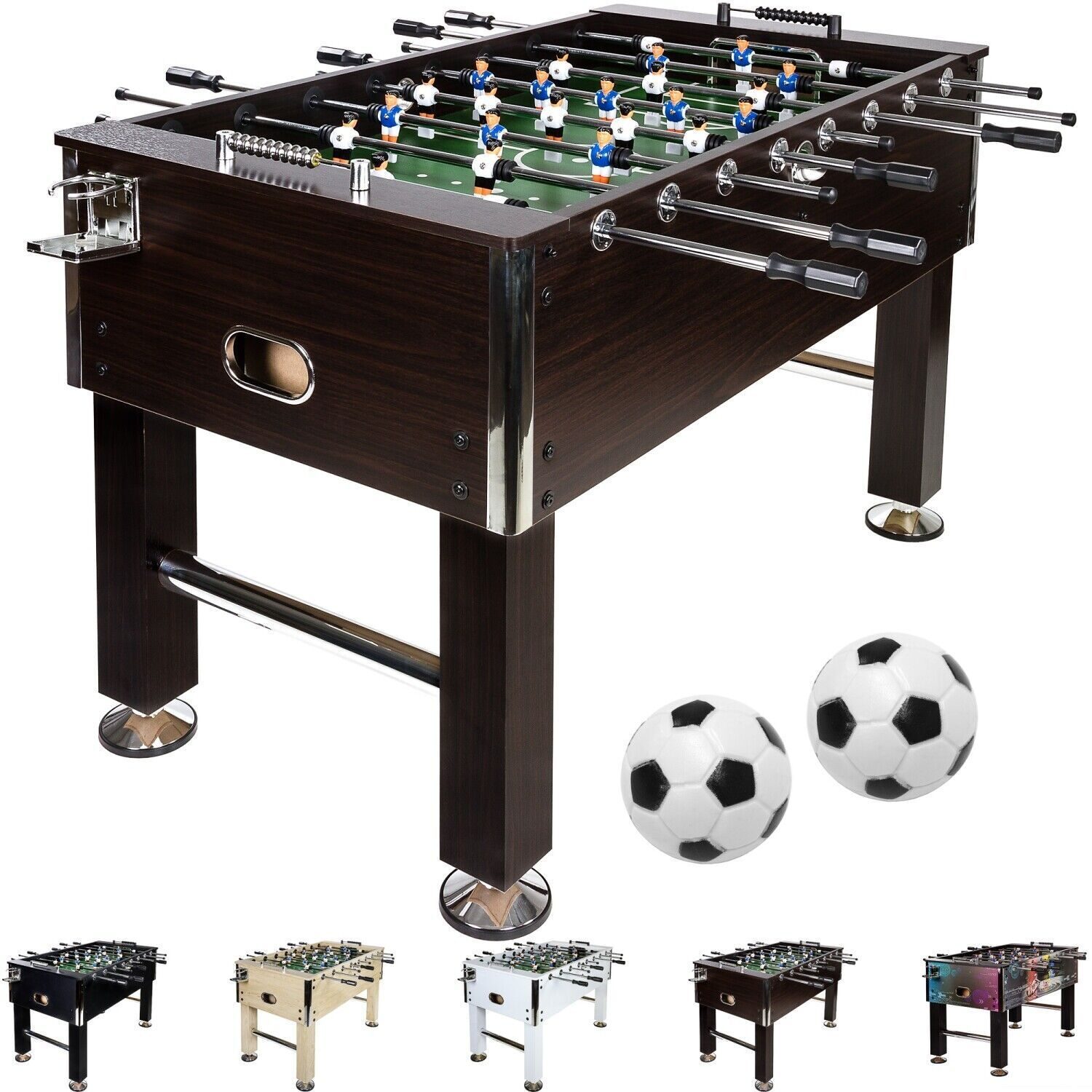 Tischfußballspiel Tischkicker Tischkicker Tischkicker Profi Stabiler Getränkehalter Farbwahl