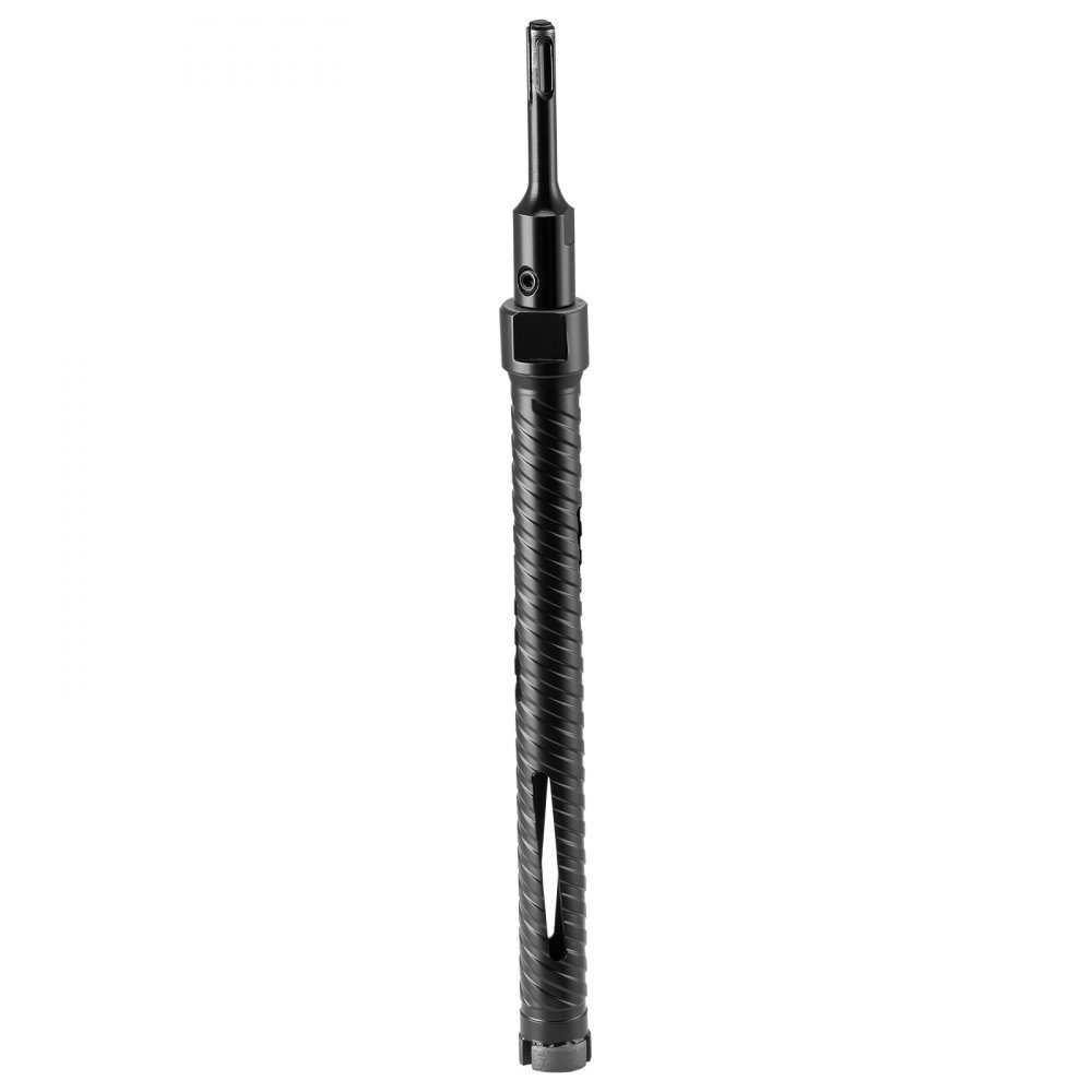 Carottier φ 25 mm Profondeur de perçage 241 mm, filetage intérieur M16, carottier diamanté à sec Foret de carottage avec 3 adaptateurs Foret pilote Clé Allen pour maçonnerie en béton armé