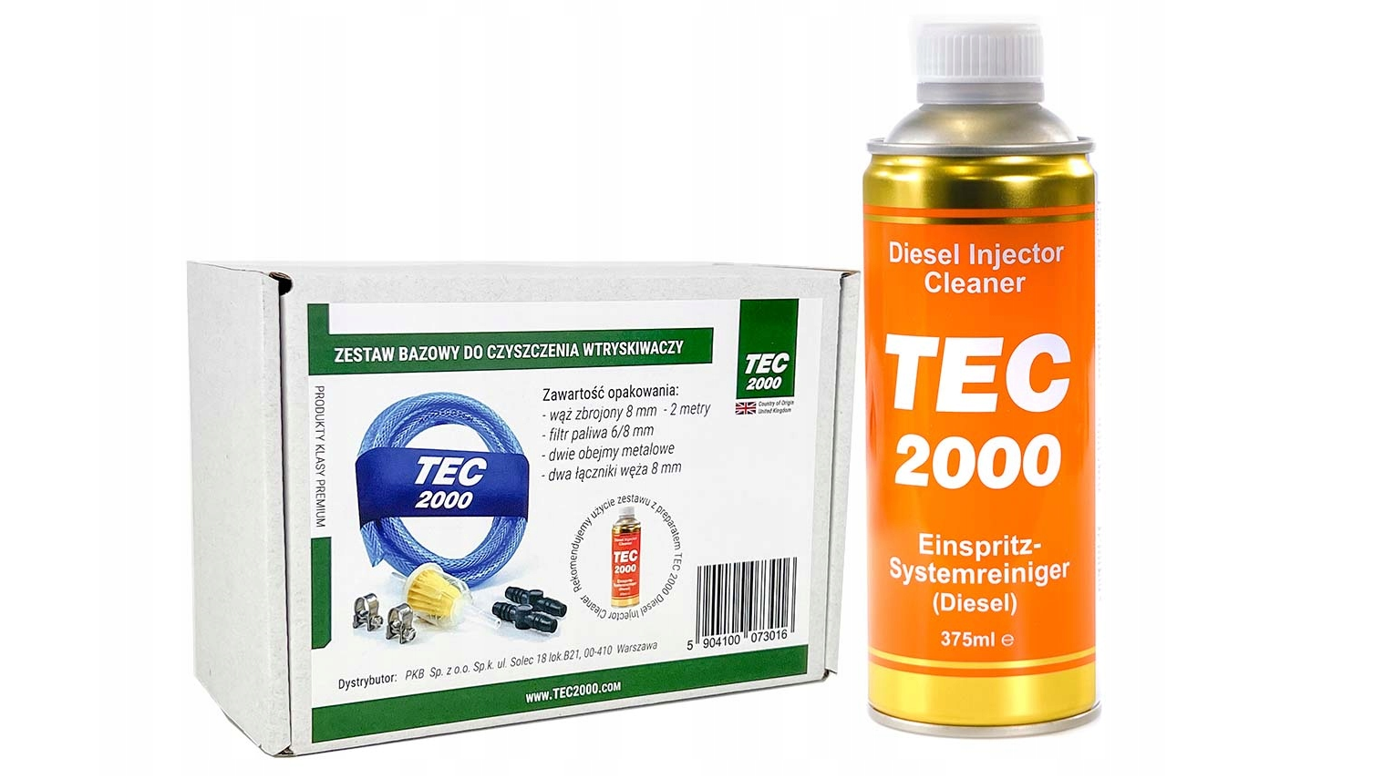 L'additif premium TEC2000 DIESEL INJECTOR CLEANER nettoie les injecteurs avec un kit de nettoyage L'additif premium TEC2000 DIESEL INJECTOR CLEANER nettoie les injecteurs avec un kit de nettoyage