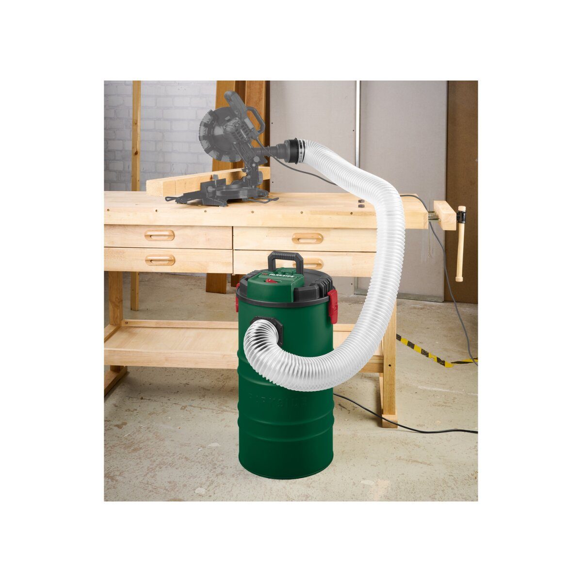 PARKSIDE® afzuigsysteem »PASA 1200 A1«, 1200 W, 54 l