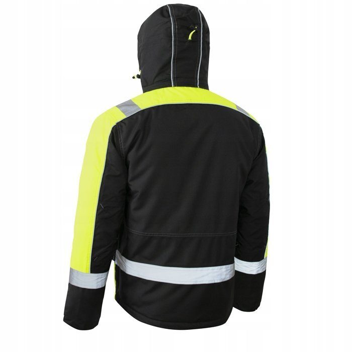 Veste d'hiver chaude Premium Edition avec réflecteurs et capuche
