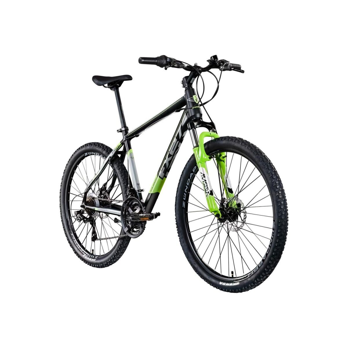 ZÜNDAPP Mountainbike »FX27«, 27,5 Zoll (Schwarz/Grün)
