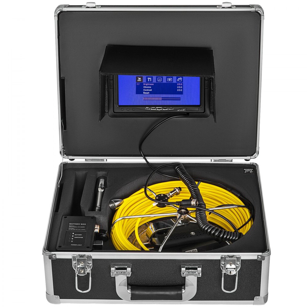 Rioolinspectiecamera 7 inch pijpcamera-inspectie 30m industriële pijpinspectiecamera Waterdichte drainagedetectie met 1000TVL HD-camera 4500mAh grote batterij Rioolinspectiecamera 7 inch pijpcamera-inspectie 30m industriële pijpinspectiecamera Waterdichte drainagedetectie met 1000TVL HD-camera 4500mAh grote batterij