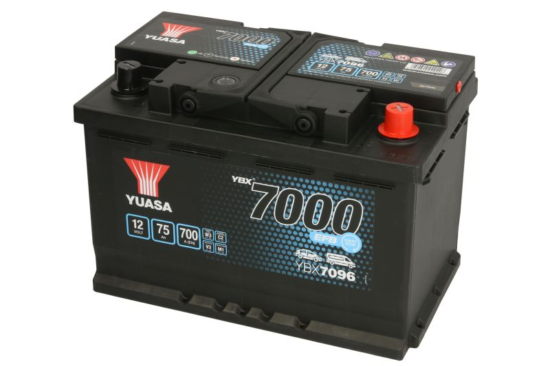 Yuasa Ybx7096 Efb 75ah 700a P+