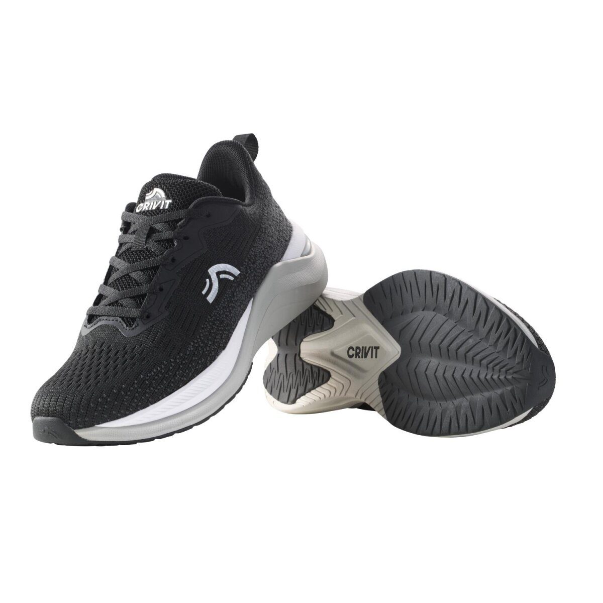 Chaussures de course pour hommes CRIVIT, 43, noires