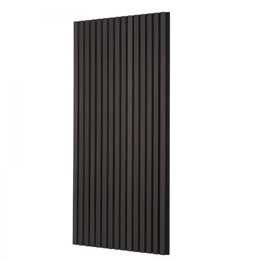 Akoestische panelen 1200x600x21mm MDF Accent houten wandpanelen voor moderne interieur wanddecoratie Akoestische panelen Kunsthouten wandpanelen voor ruisonderdrukking Zwart eiken – Artikelnr. HT-23101