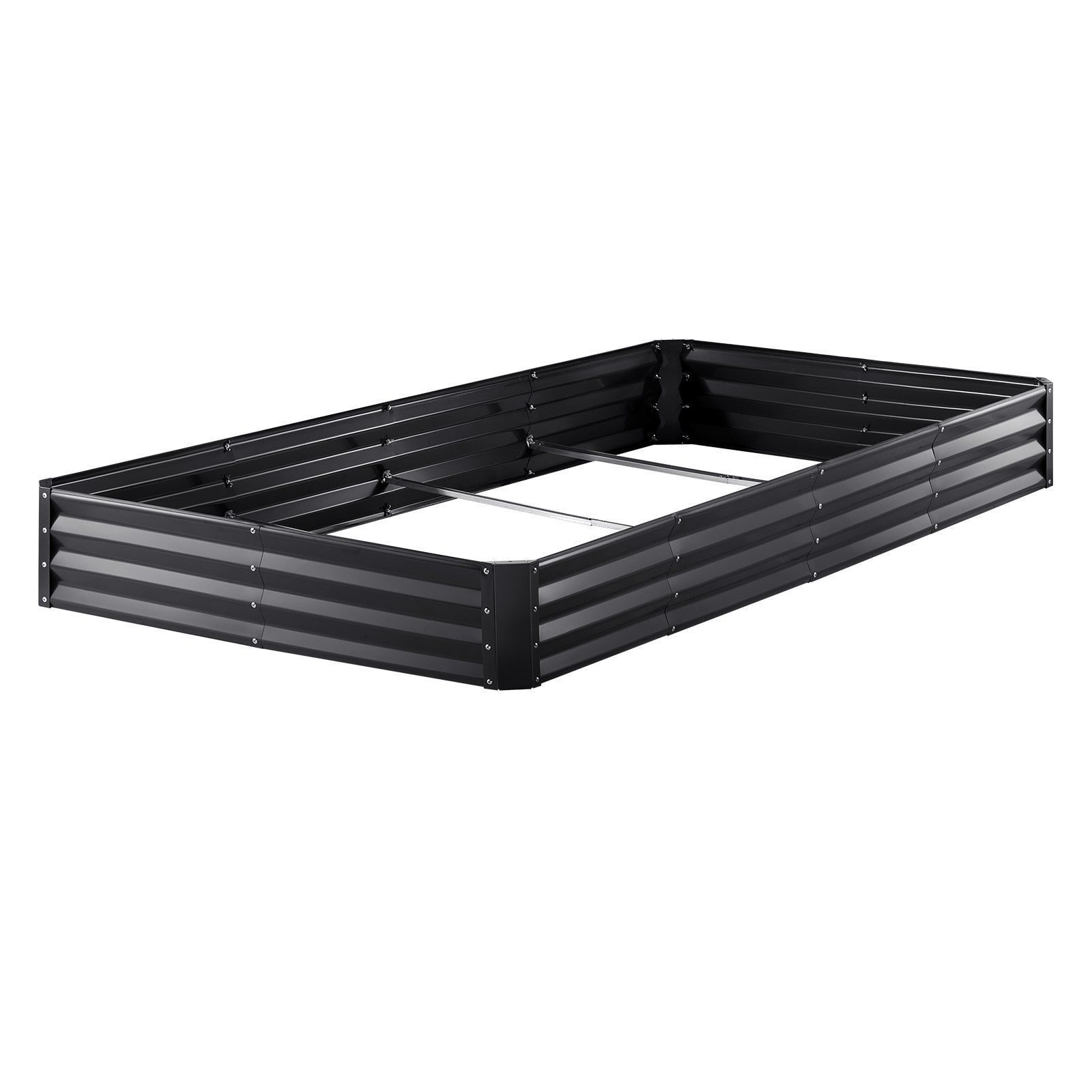 Complete set raised bed planter metal vegetable bed planter box 240x120x28cm