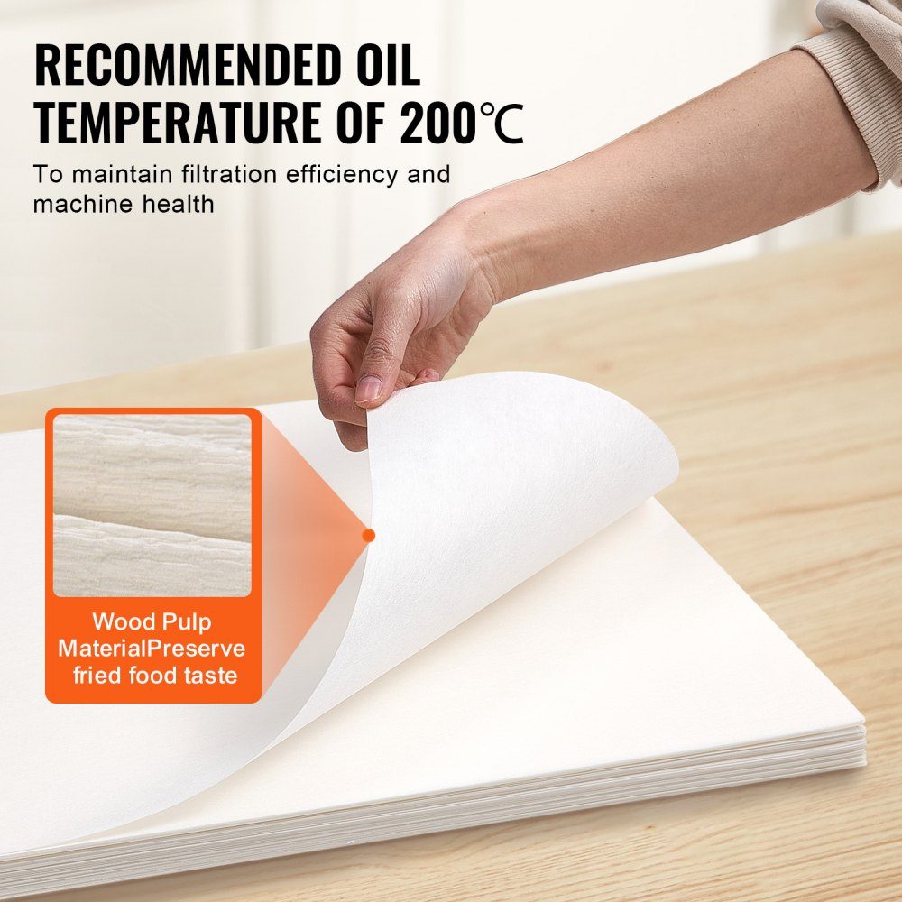 Fritteusenfilterpapier, Fritteusenfilterblatt, 65 x 43 cm, 100 Blatt