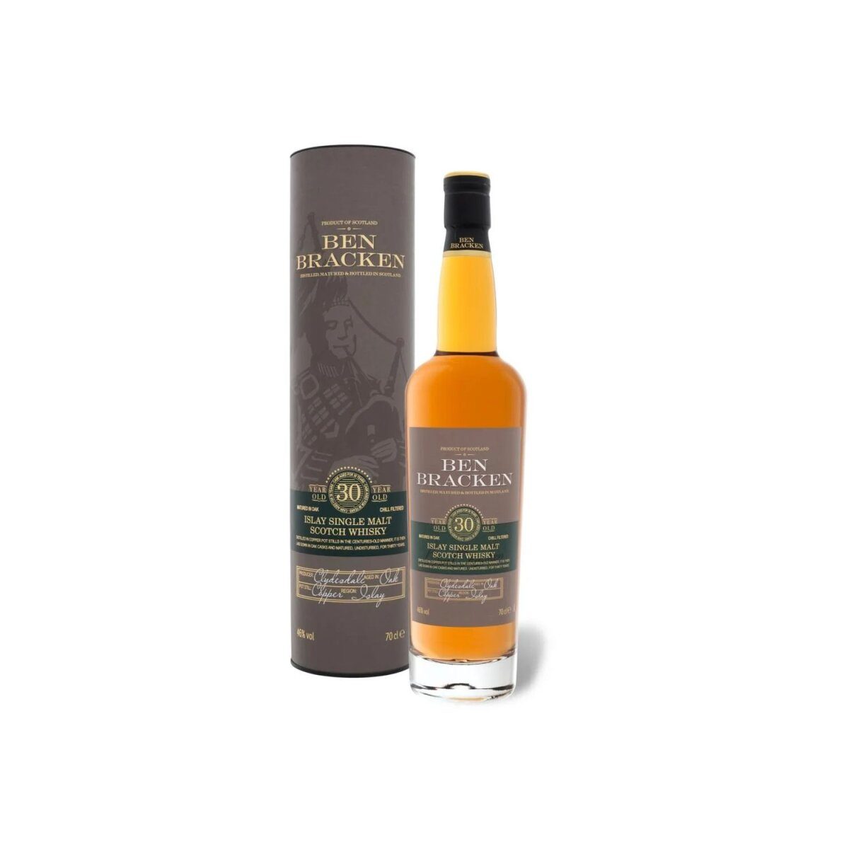 Ben Bracken Islay Single Malt Scotch Whisky 30 Jahre 46 % Vol