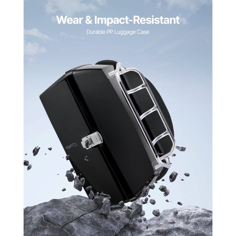 Motorrad-Topcase Motorradkoffer 48L Universal-Heckbox aus PP-Material, wasserdichte & abnehmbare Motorrad-Topbox mit Mehrlochboden & Ablage Helmkoffer (565 x 500 x 380 mm) Motorrad-Topcase Motorradkoffer 48L Universal-Heckbox aus PP-Material, wasserdichte & abnehmbare Motorrad-Topbox mit Mehrlochboden & Ablage Helmkoffer (565 x 500 x 380 mm)