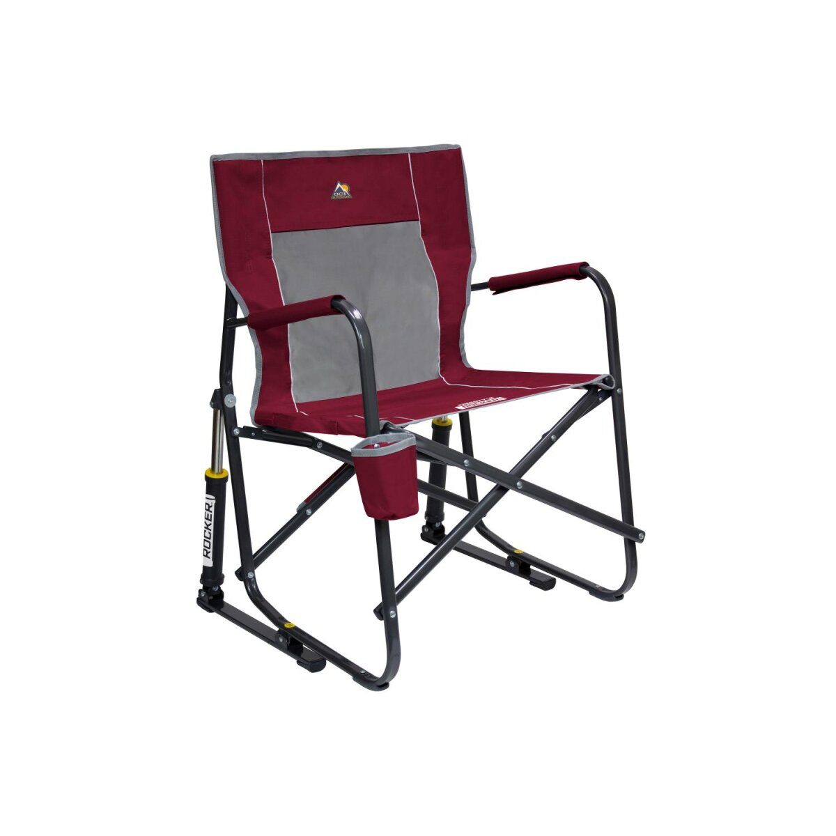 GCI Freestyle Rocker™ Camping Chair with Rocking Function (Cinnamon)